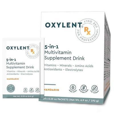 Oxylent Rx Multivitamin Supplement, 5-in-1 - Mandarin Flavor, 30 Count