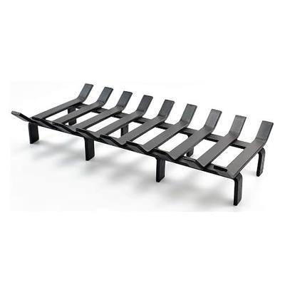 Hi Flame Garden & Home Fireplace Log Grate Heavy Duty Solid Steel Indoor Chimney Hearth for Outdoor Kindling Tools Pit Wrought Iron Wood Stove Firewood Burning Rack Holder (20 inch)