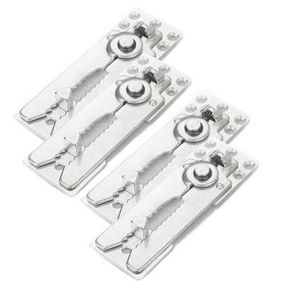 HOWDIA 4 Pack Sectional Couch Connector with Screws, Heavy Duty Sofa Connectors for Sectionals, Modular Couch Clamps to Make Sectional Stay, Multi-Card Design Furniture Connectors
