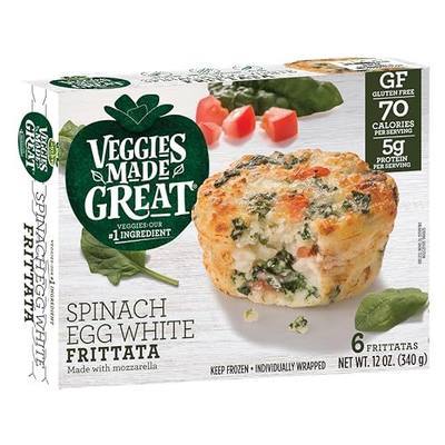 Veggies Made Great, Spinach Egg White Frittata, 12 Ounce