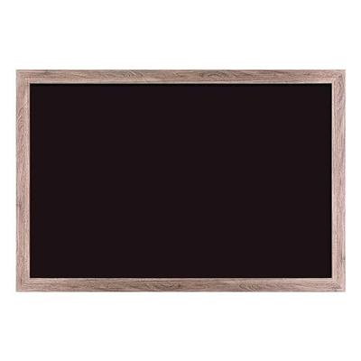 U Brands Magnetic Chalkboard, 24" x 36", Rustic Wood Frame, Premium Matte Surface