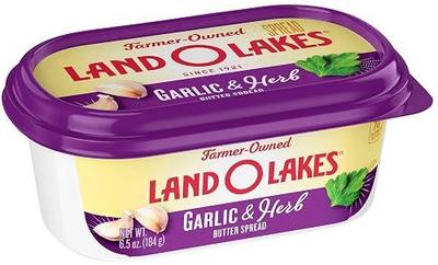 Garlic & Herb Butter Spread 6.5 ounce (Pack of 12)_AB