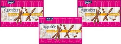 Vitakraft 3 Pack of Chicken Purrsticks Cat Treats