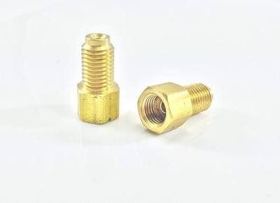 The Stop Shop 3/16 Inch Brake Line Adaptor 3/8"-24(Female End) to 7/16"-24(Male End) Pack of 2