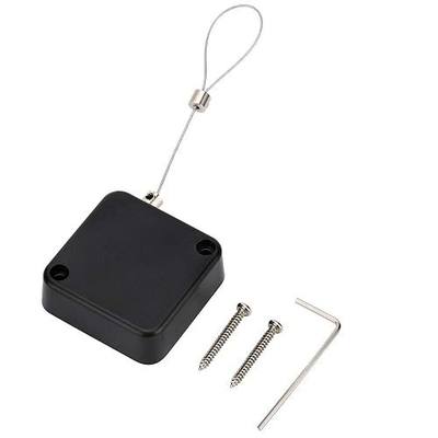 Loradar Retractable Cable Lock with Cable Tethers Customizable Cable Tether Stop Lost of Conference All Kinds Adapters and Safety Lock for All Kinds of Exhibits Such As Earphone.,Glasses,Watches.