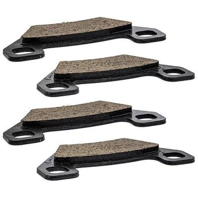NICHE Front Rear Brake Pad for Arctic Cat 1436-420 1436-811 Organic 2 Pack | Arctic Cat, Fits 2008-2009 366 4x4 Automatic; 2007-2008 Prowler 650 H1 Automatic 4x4; 2014-2015 Wildcat