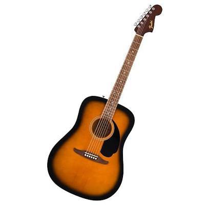 Fender California Debut Redondo Series Beginner Acoustic Guitar, Sunburst | California Series, beginner acoustic guitar for adults, 2-year warranty, sunburst finish, under $300, easy playability