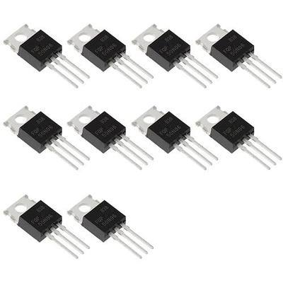 10pcs FQP50N06 FQP50 N-Channel MOSFET Transistor 52A 60V,TO-220AB.