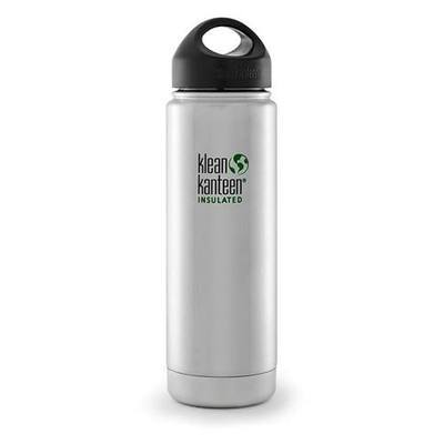 Klean Kanteen Wide Mouth Double Wall Insulated Water Bottle with Loop Cap