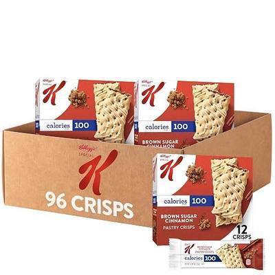 Special K Bar Pastry Crisps, Breakfast Bars, 100 Calorie Snacks, Brown Sugar Cinnamon (8 Boxes, 96 Crisps)