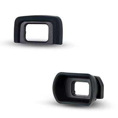 JJC DK-20/21 Eyecup Viewfinder for Nikon D7500 D5600 D3500 D750, 2-Type | Silicone Extended Design + Orignal Shape, Replaces Nikon DK-25/20/21/23/24/28, Camera Accessories for Nikon D780 D750 D5600