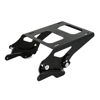 TCMT Black Detachable 2-UP Mounting Rack 4 Point Docking Kit Fit for Harley 2014-2025 Touring Road King Street Road Electra Glide Pack