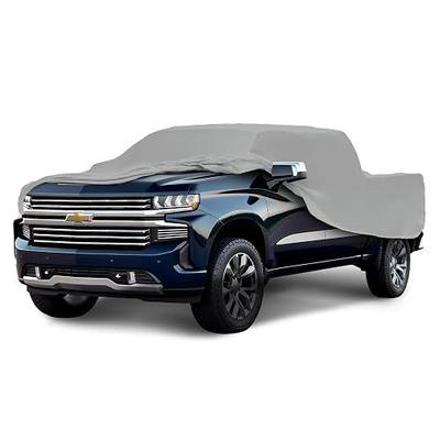 Weatherproof Max Truck Cover & Warranty Compatible with Chevrolet 2001-2024 Silverado 2500-3500 Crew Cab ~8' & Shell– Outdoor Cover, Prevents Theft with Cable Lock