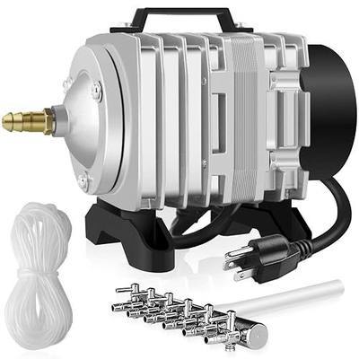 Simple Deluxe Air Pump with Adjustable Air Flow Outlets for Aquarium, Fish Tank and Hydroponic Systems