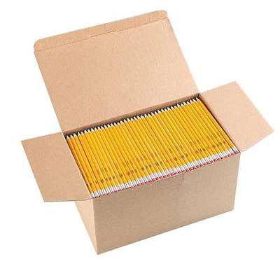 Madisi Wood-Cased #2 HB Pencils Bulk, 1000 Count, Pre-sharpened | Box of Number 2 Pencils, Yellow, School Pack