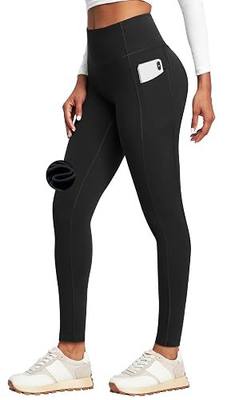 Heathyoga Fleece Lined Leggings with Pockets for Women Thermal Leggings Warm Leggings Women Winter High Waisted Yoga Pants