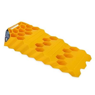 Camco Camper/RV Super Tri-Leveler - Features Heavy Duty Trailer Ramp Design w/3 RV Leveling Heights of 2”, 3.5”, and 5” & Built-in Carry Handle - 12,500 lb Load Capacity (21028)