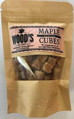 Wood’s Maple Sugar Cubes – 100% Pure Vermont Maple Syrup Candy – Natural Sweetener for Tea, Coffee & Snacks – Small Batch, All-Natural, Maple Treat – .2 lb Bag