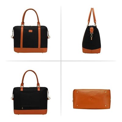 Travel Weeknder Bag Overnight Bag Canvas Carry-on Shoulder Duffel Tote Bag For Women Men