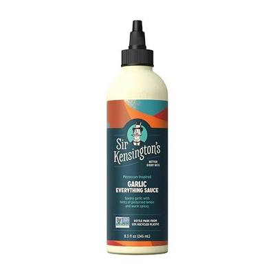 Sir Kensington's Everything Sauce Garlic Dressing Dip and Drizzle Keto Diet & Paleo Diet Certified Dairy Free Gluten Free Non- GMO Project Verified Shelf-Stable 8.3 oz