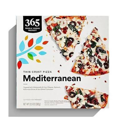 365 by Whole Foods Market Mediterranean Thin Crust Pizza, 13.5 OZ