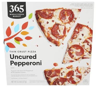 365 by Whole Foods Market, Thin Crust Uncured Pepperoni Pizza, 13.3 Ounce
