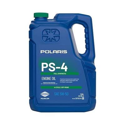 Polaris PS-4 Full Synthetic 5W-50 All-Season Engine Oil, 1 Gallon, 2876244