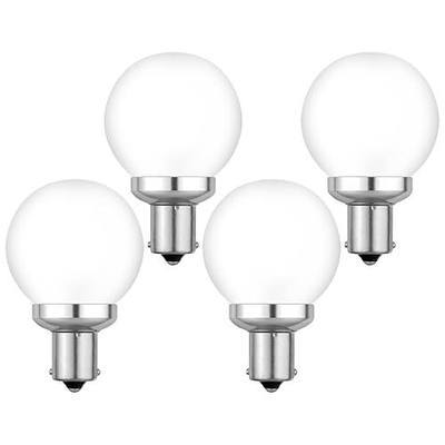 Cheopha 1141 1156 20-99 12V RV Vanity Led Light Bulbs 2W Cool White 4-Pack | BA15S Single Contact Bayonet Base 6000K, for RV Light Bulbs Camper Trailer Motorhome Marine Boat Interior Light Lulb
