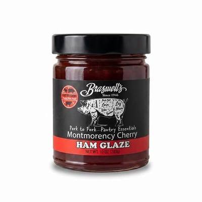 Braswell’s Sweet and Savory Montmorency Cherry Ham Glaze – Small-Batch, Renowned Specialty, Made in USA, Since 1946 (10oz)