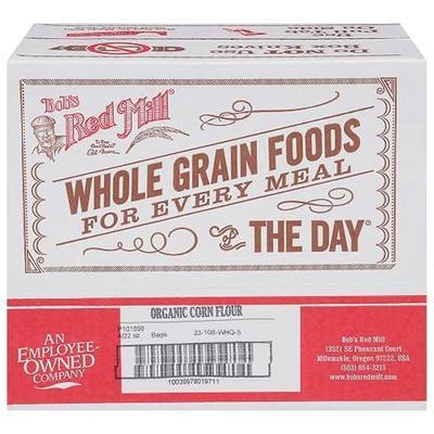Bob's Red Mill Organic Corn Flour, 22oz (4 Pack)
