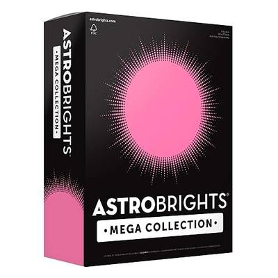 Astrobrights Mega Collection, Colored Paper, Neon Pink, 625 Sheets, 24 lb/89 gsm, 8.5" x 11 - MORE SHEETS! (91673)