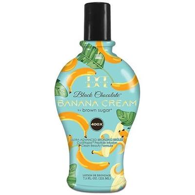 Brown Sugar Black Chocolate Banana Cream 400X Ultra Advanced Bronzer Tanning Lotion - Indoor & Outdoor Tanning Formula, 7.5 oz