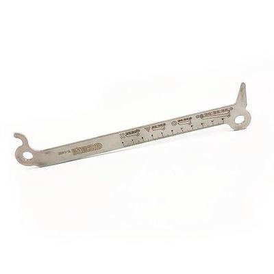 OTOM Motorcycle Chain Checker Wear Indicator 3in1 Exact Chain Hook Bolt Measurement for 520 525 530 Chain Universal Repair Tools