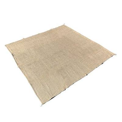 Sandbaggy Burlap Square 80 inch x 80 inch - for Landscaping, Construction, Decor, Tablecloth (1 Sheet)
