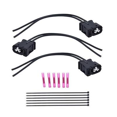WFLNHB 3 Pcs Ignition Coil Connector Plug with Wires Replacement for Toyota Lexus is300 GS300 SC300
