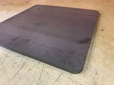 Fane 1/4 x 16" x 16" Steel Plate, A36 Steel, 0.25" Thick