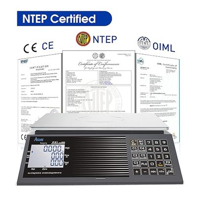 ACLAS Digital Price Computing Scale NTEP Certified Legal for Trade 30lbs 0.01lb Commercial Retail Scales w/LCD Dual Screen Displays for Food, Meat, Deli, Fruit Market Dry Cell Battery Powered