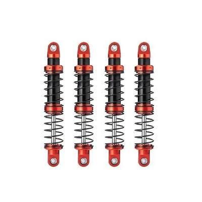 Que-T 4pcs Metal Shock Absorber Damper for 1/10 RC Crawler Car SCX10 D90 TRX4 TRX6 (85mm)