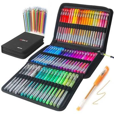 120 Pack Glitter Gel Pens Set, ZSCM 60 Colors Glitter Pens With 60 Refills, Colored Gel Pen For Adults Coloring Books Drawing Journaling Scrapbook