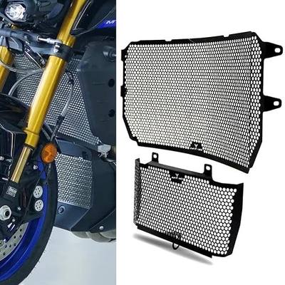 for MT-10 SP 2016-2025 Motorcycle Radiator Guard & Oil Guard Kit for YAM&-AHA MT10 SP FZ10 FZ-10 2016 2017 2018 2019 2020 2021 2022 2023 2024 2025 - Black