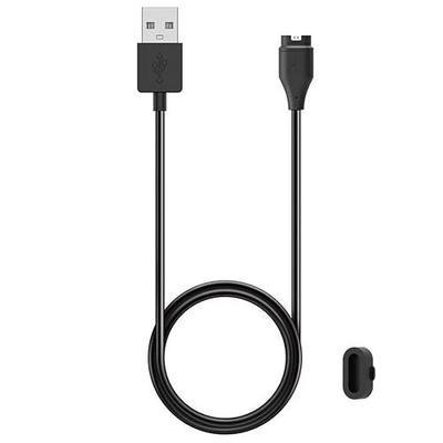 Kissmart Charger for Garmin Venu/Venu Sq/Venu 2/Venu 2 Plus/Venu 2S/Venu Sq 2/Venu 3/Venu 3S, Replacement Charging Cable Cord Plus a Black Silicone Charger Port Protector Anti Dust Plug (3.3ft/1m) | Venu X1, Replacement Charging Cable Cord Plus a Black Anti Dust Plug for Garmin Watch Venu (3.3ft/1m)