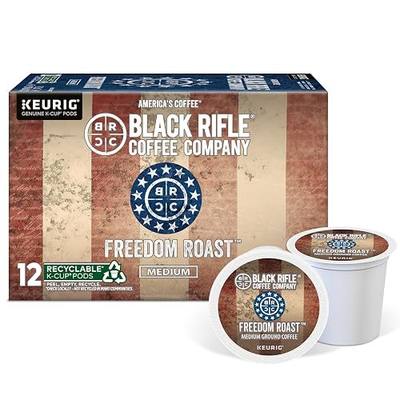 Black Rifle Coffee Company Freedom Blend, 12 Count, Medium Roast K Cups - Single Serve K Cups Coffee Pods - Kcup Pods Compatible with all Keurig machines - Made from Arabica Beans