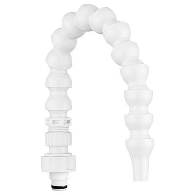 Dura Faucet DF-SA183-WT RV Exterior Quick Connect Gooseneck (White) | Flexible 360-degree spout bends where you need it for outdoor rinsing. Tight-seal hookup.