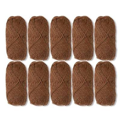 Knit Picks Wool of the Andes Brown 100% Wool Yarn Pack for Knitting