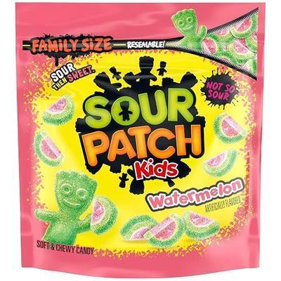 SOUR PATCH KIDS Watermelon Soft & Chewy Gummy Candy, Family Size, Bulk Candy, 1.8 lb
