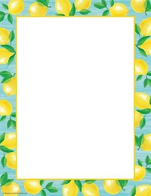 Teacher Created Resources Lemon Zest Computer Paper (TCR8488)