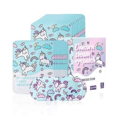16 Packs Steam Eye Mask for Dry Eyes, Disposable Moist Heating Compress Pads for Sleeping, Heated Sleeping Eye Mask for Tired, Dry Puffy Eyes, Dark Circles(Blueberry Flavor)