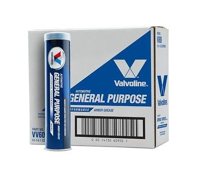 Valvoline General Purpose Amber Grease 14.1 OZ Cartridge, Case of 10