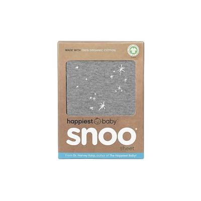 Happiest Baby SNOO Baby Bassinet Fitted Sheet Organic Cotton | GOTS Certified 100% Organic Cotton, Breathable Fabric, Hypoallergenic, Designed for SNOO, Machine Washable