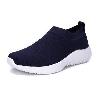 Ablanczoom Walking Shoes for Women Comfortable Slip on Sock Sneakers Lightweight Breathable Mesh Tennis Athletic Shoe